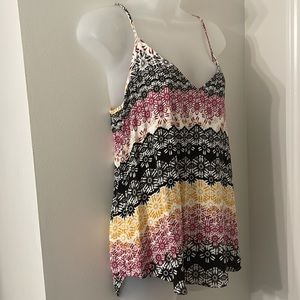 NWOT Ella Moss spaghetti strap loose fit camisole blouse